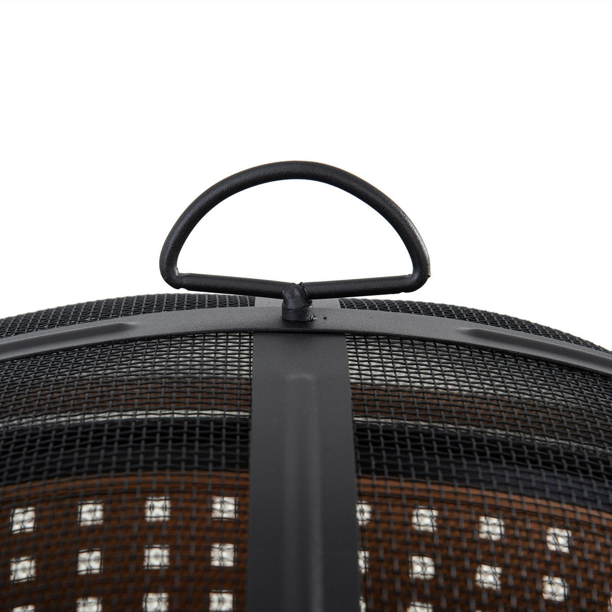 FEUERSCHALE - Schwarz/Kupferfarben, LIFESTYLE, Metall (76,2/56/76,2cm)