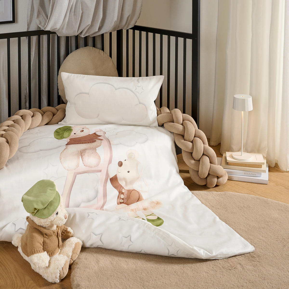 BABYBETTWÄSCHESET 100/135 cm  - Multicolor, Trend, Textil (100/135cm) - Patinio