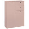 MIDISCHRANK 80/110/30 cm  - Schwarz/Rosa, MODERN, Holzwerkstoff/Kunststoff (80/110/30cm) - MID.YOU
