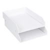 BRIEFABLAGE  in Weiss  - Weiss, Basics, Karton/Papier (23/31/6cm)