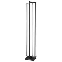 LED-GOLVLAMPA 20/20/123 cm    - opal/svart, Design, metall/plast (20/20/123cm) - Globo