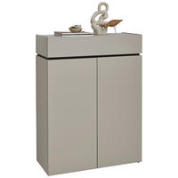 SCHUHSCHRANK Kaschmir  - Kaschmir/Schwarz, Design, Holzwerkstoff/Kunststoff (90/121/40cm) - Voleo