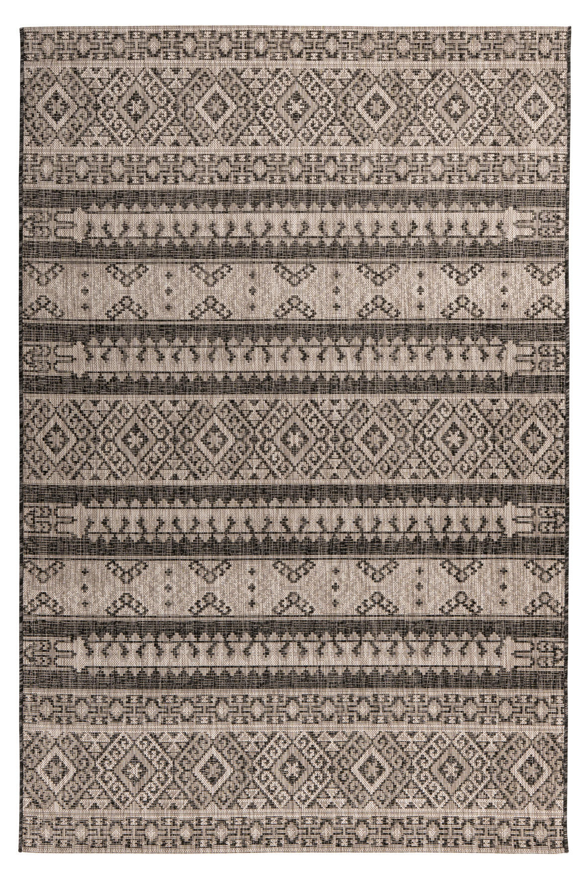 OUTDOORTEPPICH 120/170 cm My Nordic Grau, Graubraun  - Graubraun/Grau, LIFESTYLE, Textil (120/170cm) - Obsession