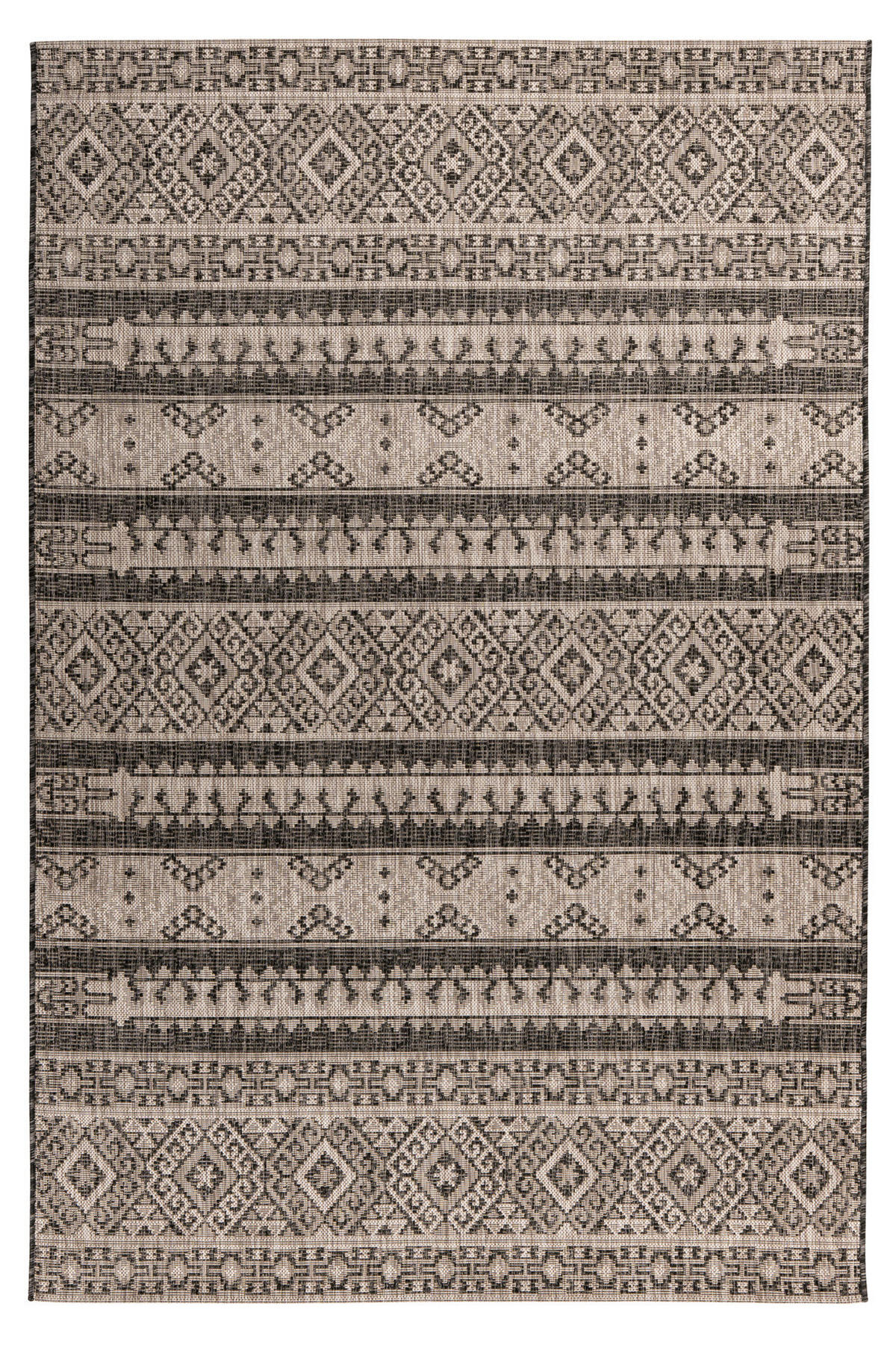OUTDOORTEPPICH 120/170 cm My Nordic Grau, Graubraun  - Graubraun/Grau, LIFESTYLE, Textil (120/170cm) - Obsession
