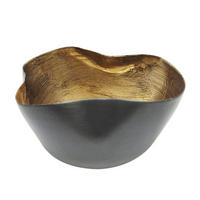 VÄRMELJUSHÅLLARE  - zinkfärgad/guldfärgad, Trend, metall (9/8,5/5cm) - Ambia Home