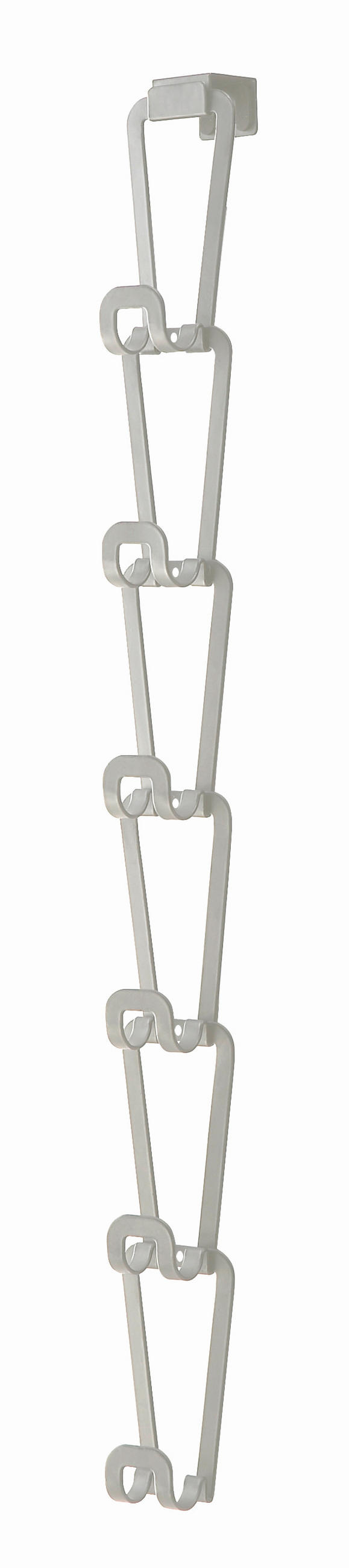 TASCHENHALTER - Weiss, Basics, Metall (7,5/8/77cm)