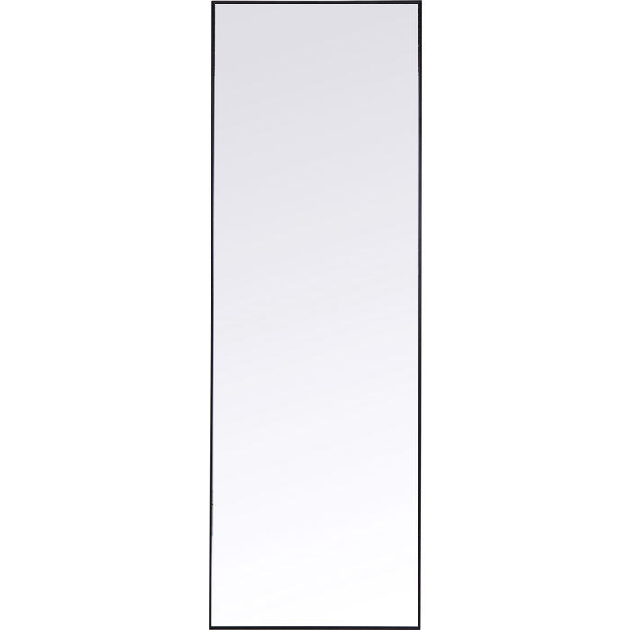 WANDSPIEGEL 30/130/3 cm    in rechteckig  - Schwarz, Design, Glas/Metall (30/130/3cm) - Kare-Design