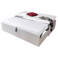 AUSZIEHBETT 90-180/200 cm  in  - Anthrazit, Basics, Holz/Holzwerkstoff (90-180/200cm) - Venda