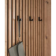 GARDEROBE  in 122/195/35 cm  - Weiß/Eiche Artisan, Design, Glas/Holzwerkstoff (122/195/35cm) - Xora