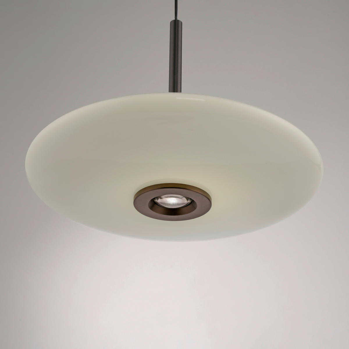 LED-HÄNGELEUCHTE 45/45/240 cm   - Braun, Design, Glas/Kunststoff (45/45/240cm) - Neuhaus PURE