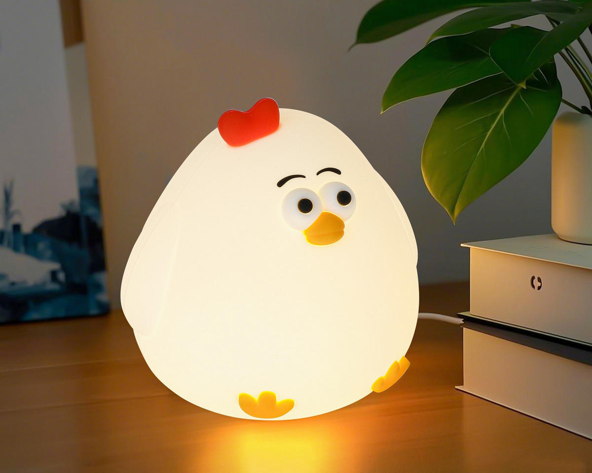 NOČNÉ SVETLO, 11,5/11,2/10,2 cm - biela, Trend, plast (11,5/11,2/10,2cm) - Novel