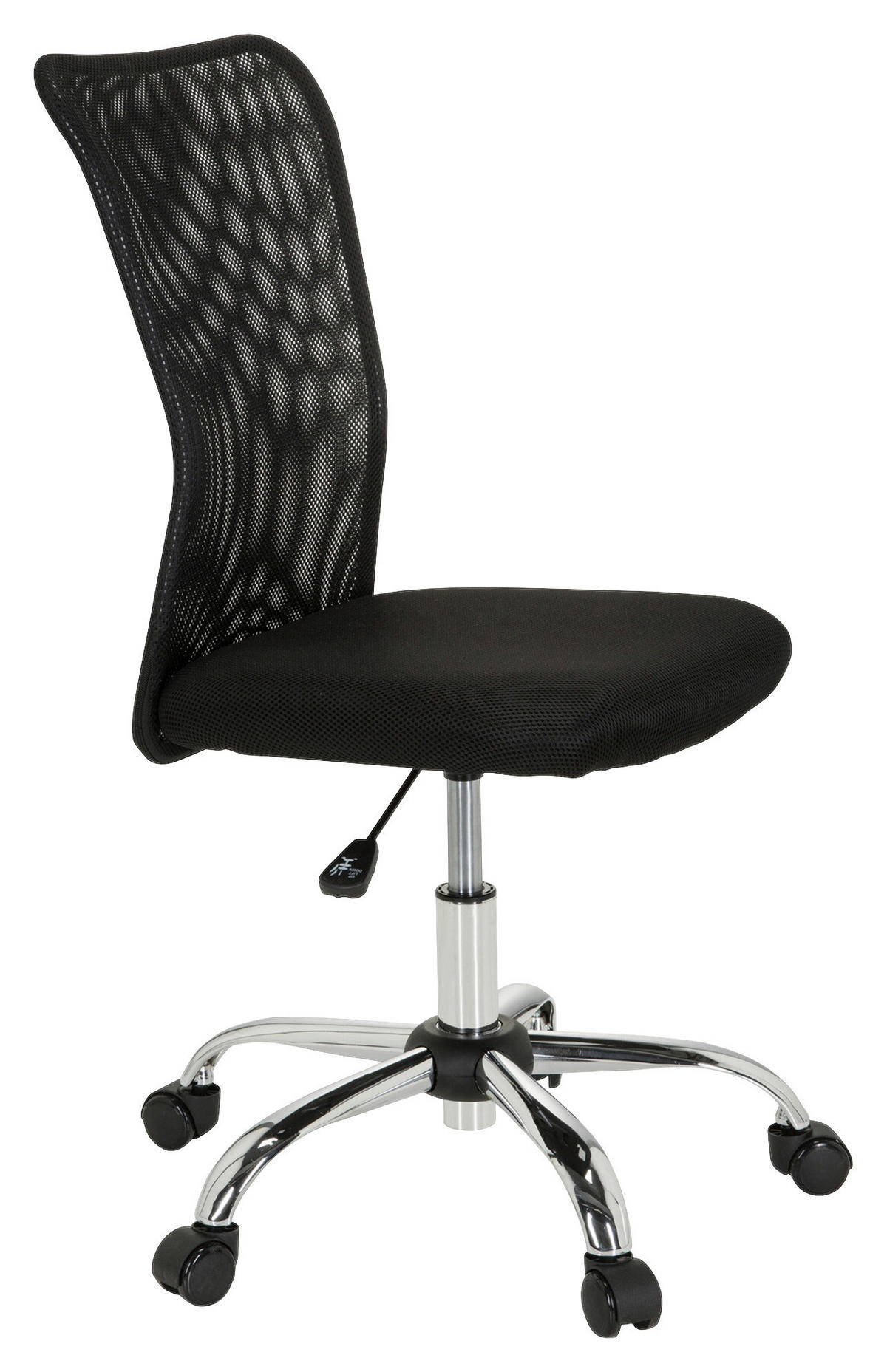 OTOČNÁ ŽIDLE PRO MLÁDEŽ, černá - černá, Basics, plast (54/88-98/54cm) - MID.YOU