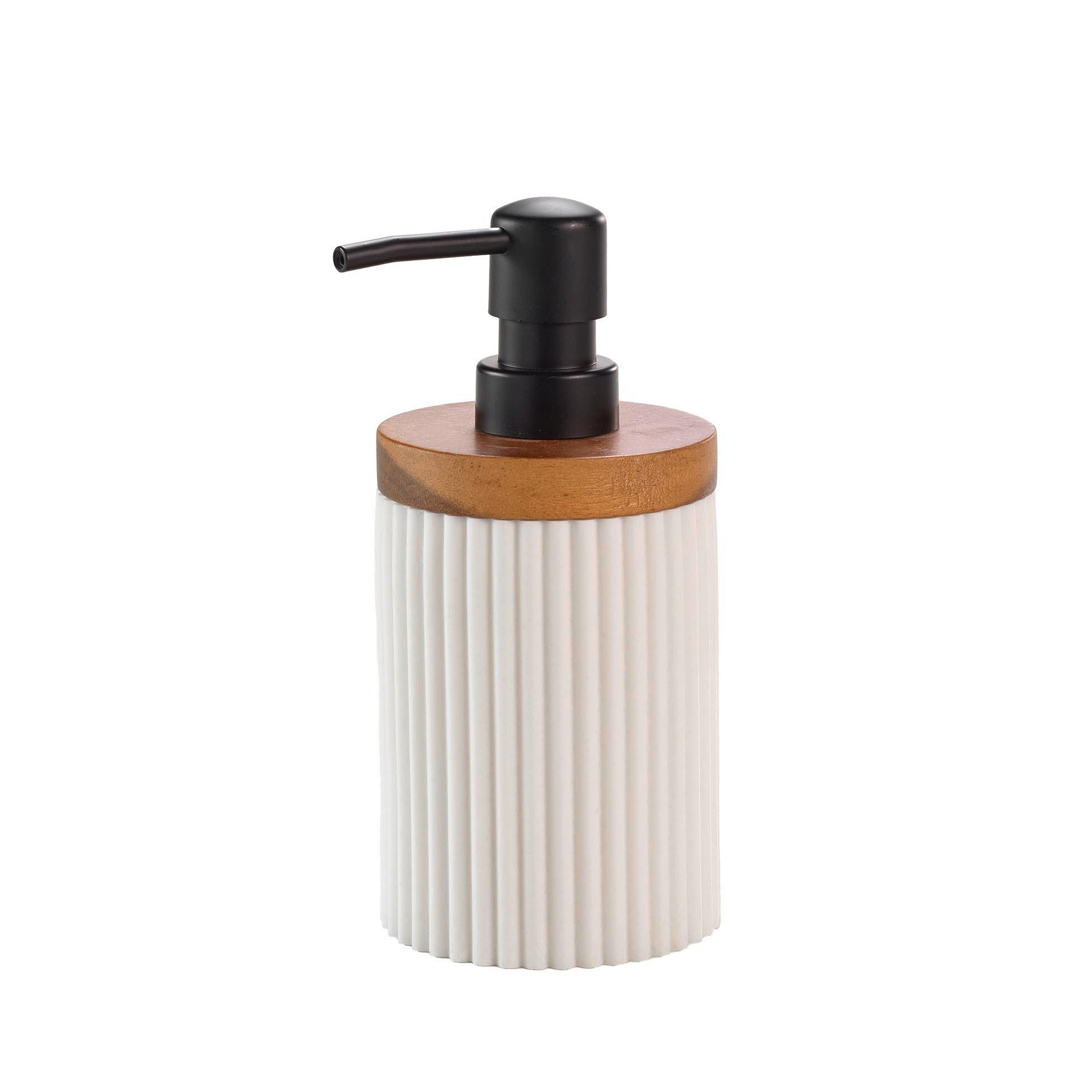 DOZATOR TEKUĆEG SAPUNA bijela plastika NATURELA - bijela, Basics, plastika (8/17cm) - Homeware