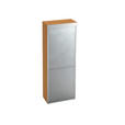 AKTENSCHRANK 80/215,6/42 cm  - Buchefarben/Alufarben, KONVENTIONELL, Holzwerkstoff/Kunststoff (80/215,6/42cm) - Venda