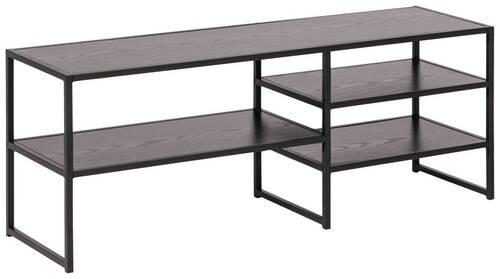 TV-ELEMENT - Schwarz, MODERN, Holzwerkstoff/Metall (120/46/33cm)