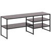 TV-ELEMENT - Schwarz, MODERN, Holzwerkstoff/Metall (120/46/33cm)