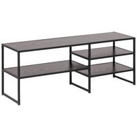KOMODA POD TELEVIZI, černá, 120/46/33 cm - černá, Moderní, kov/kompozitní dřevo (120/46/33cm)