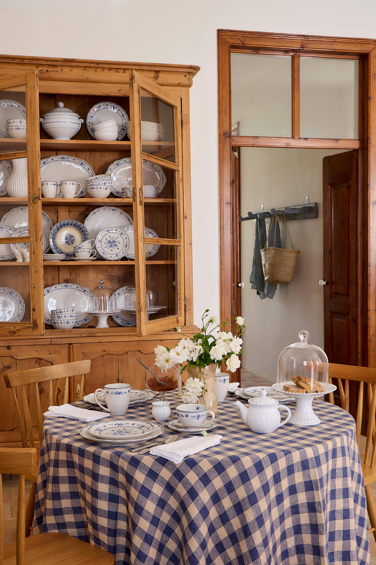 KOMBISERVICE Blau, Beige VILA 12-teilig 4 Personen  - Blau/Beige, Basics, Keramik - Costa Nova