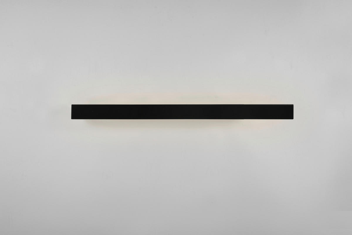 BADEZIMMER-WANDLEUCHTE - Chromfarben/Schwarz, Basics, Kunststoff/Metall (3,6/90/8cm) - Trio Leuchten