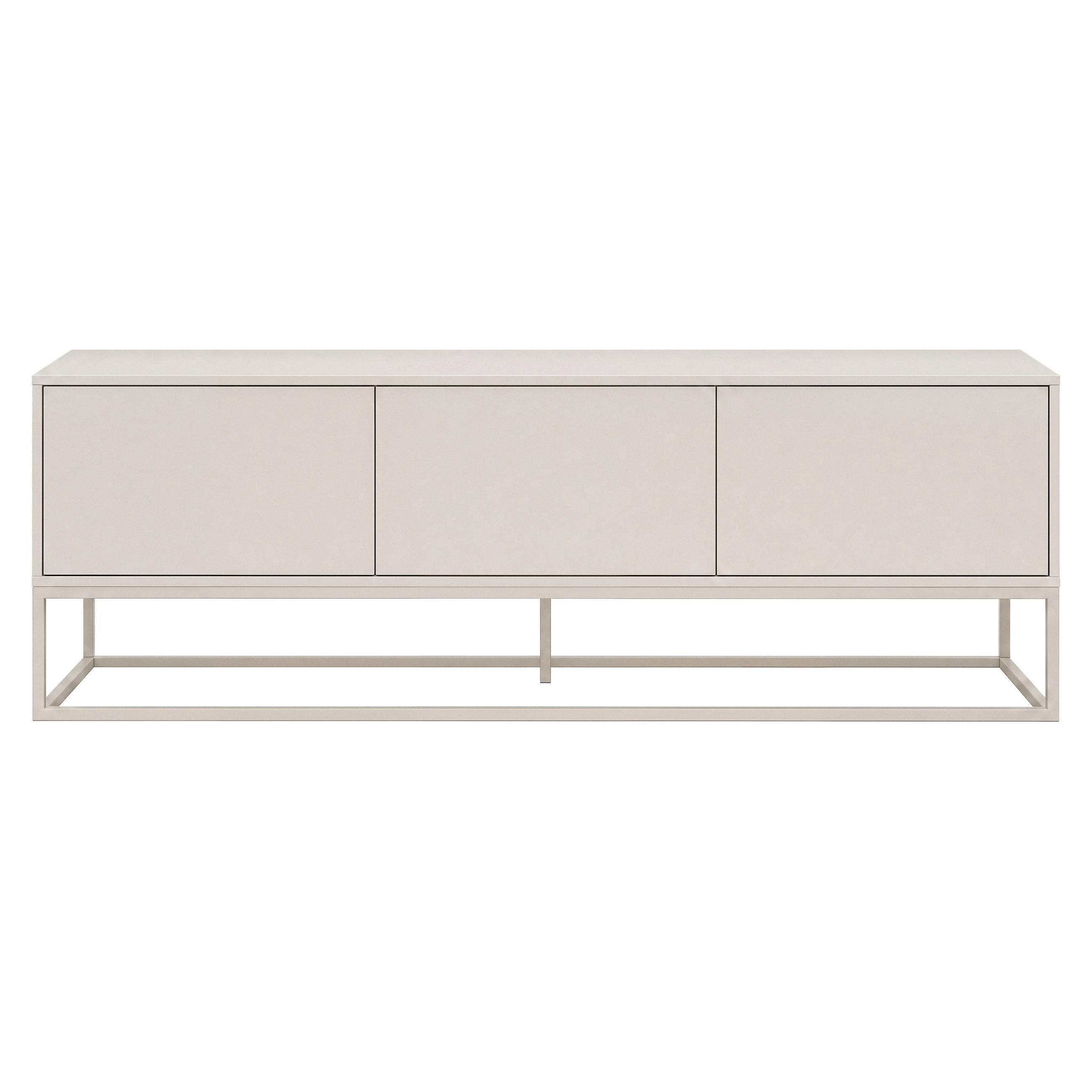 SIDEBOARD Libreville 180/52/40 cm  - Kaschmir/Weiß, Design, Holzwerkstoff/Metall (180/52/40cm) - MID.YOU