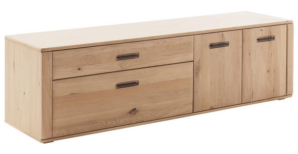 LOWBOARD in 194/56/50 cm - Eichefarben/Anthrazit, KONVENTIONELL, Holz/Holzwerkstoff (194/56/50cm) - Cantus