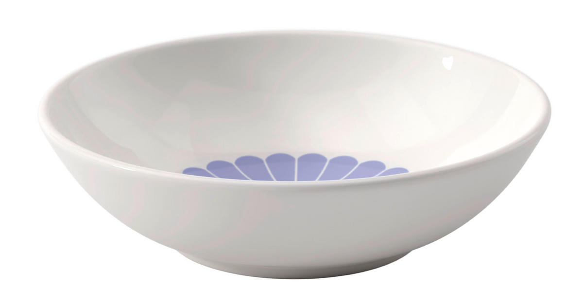 DESSERTSCHALE Fleur Bleu  - Weiß/Hellblau, MODERN, Keramik (13/4cm) - Villeroy & Boch