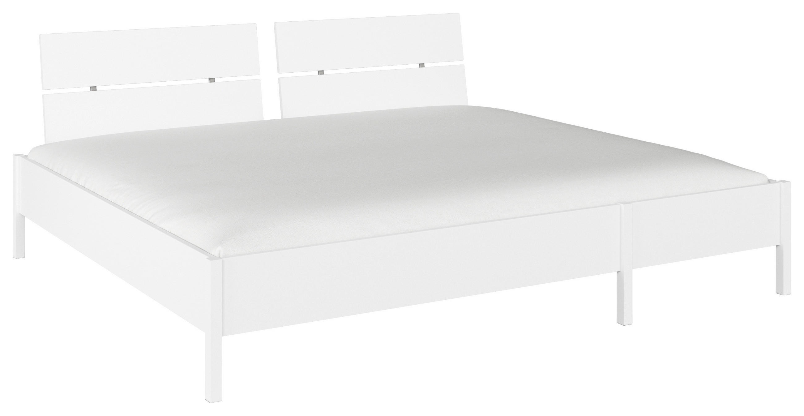 BETT 240/200 cm  in Weiss   - Weiss, Modern, Holzwerkstoff (240/200cm) - Rauch Möbel