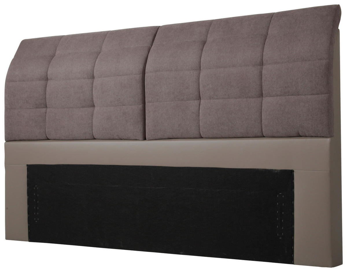 POLSTERBETT Matratze, gepolstertes Kopfteil, Lattenrost, Bettkasten, Tagesdecke, motorische Verstellbarkeit Schwarz, Weiß 180/200 cm  - Silberfarben/Schwarz, KONVENTIONELL, Textil/Metall (180/200cm) - Esposa