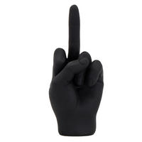 SKULPTUR - Schwarz, Design, Kunststoff (9/21,5/8cm) - Ambia Home
