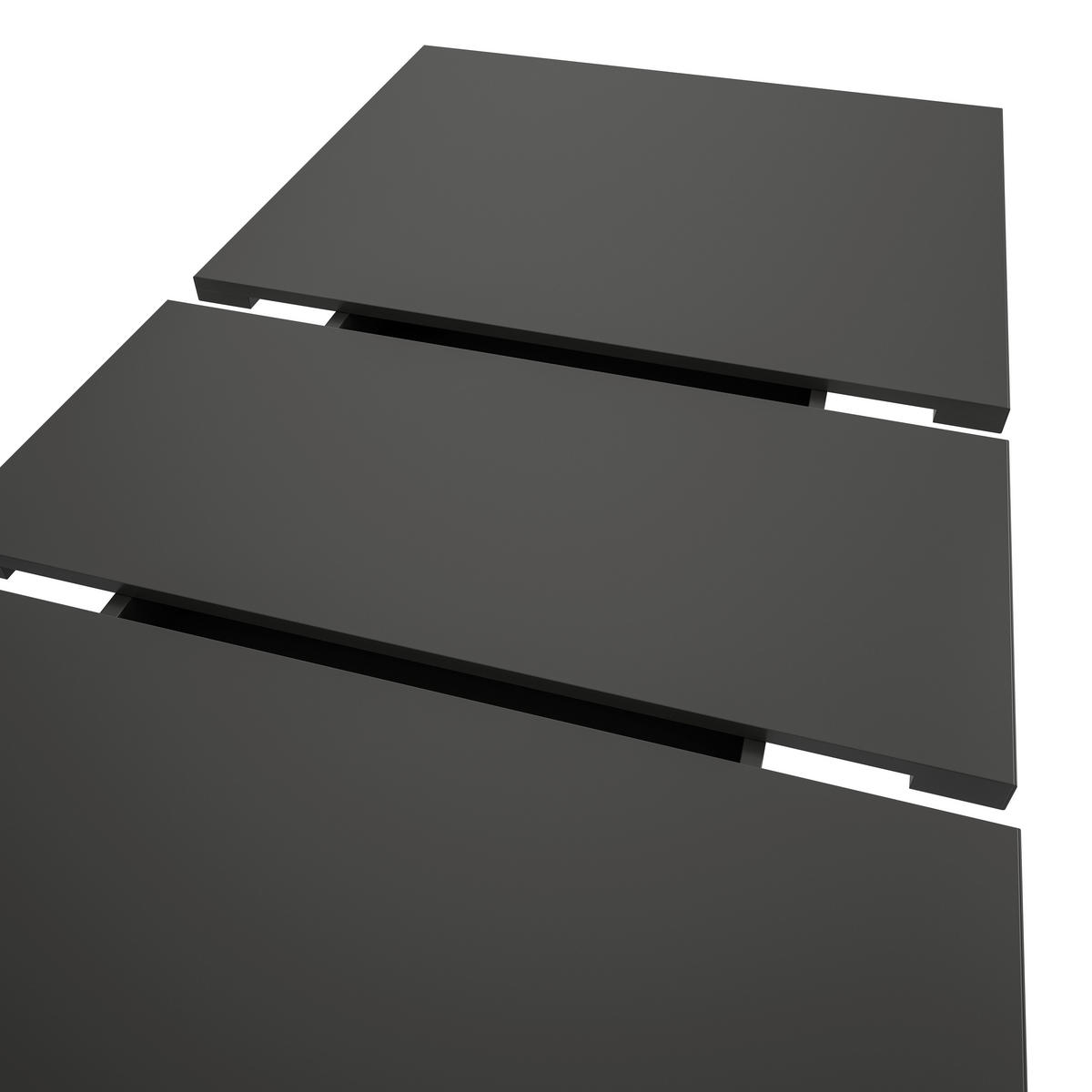 AUSZIEHTISCH Grau rechteckig  ausziehbar  - Weiß/Grau, Trend, Holzwerkstoff (150-190/76/90cm)