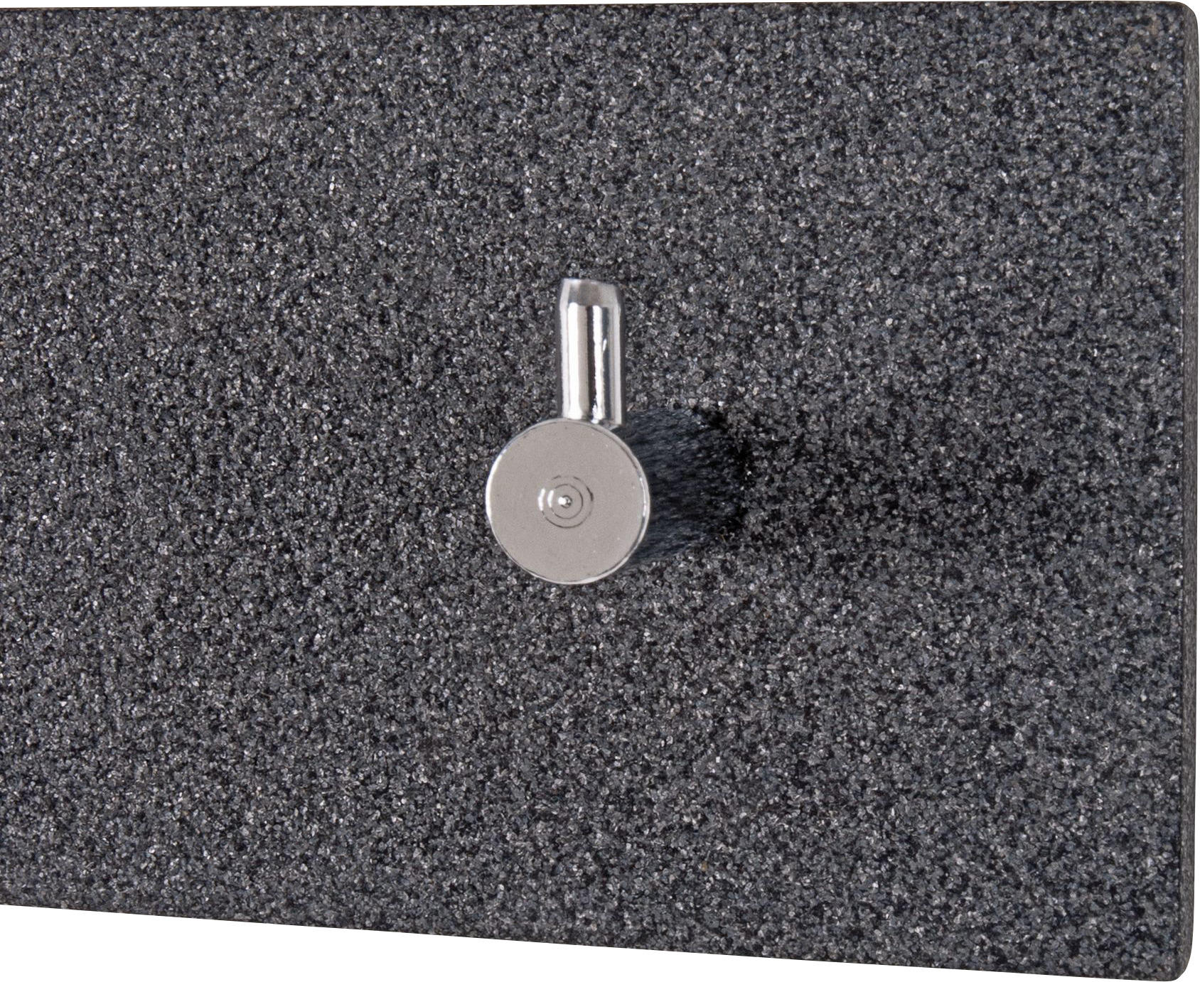 GARDEROBENLEISTE  in Grau, Chromfarben  - Chromfarben/Grau, Design, Holzwerkstoff/Metall (57/8/5cm)