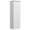 GARDEROBENSCHRANK  in 60/190/40 cm  - Eichefarben/Alufarben, Design, Holzwerkstoff/Metall (60/190/40cm) - Xora