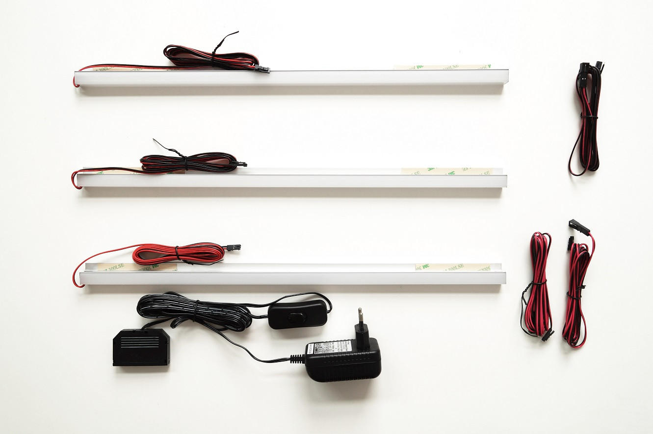 Novel OSVĚTLENÍ POLIC - SADA, plast,