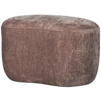 HOCKER Chenille Taupe  - Taupe, Design, Textil (73/43/51cm) - Livetastic