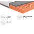 Partnermatratze Gelschaum Primus 310 180/200 cm 26 cm - Dunkelgrau/Weiß, Basics, Textil (180/200cm) - Schlaraffia