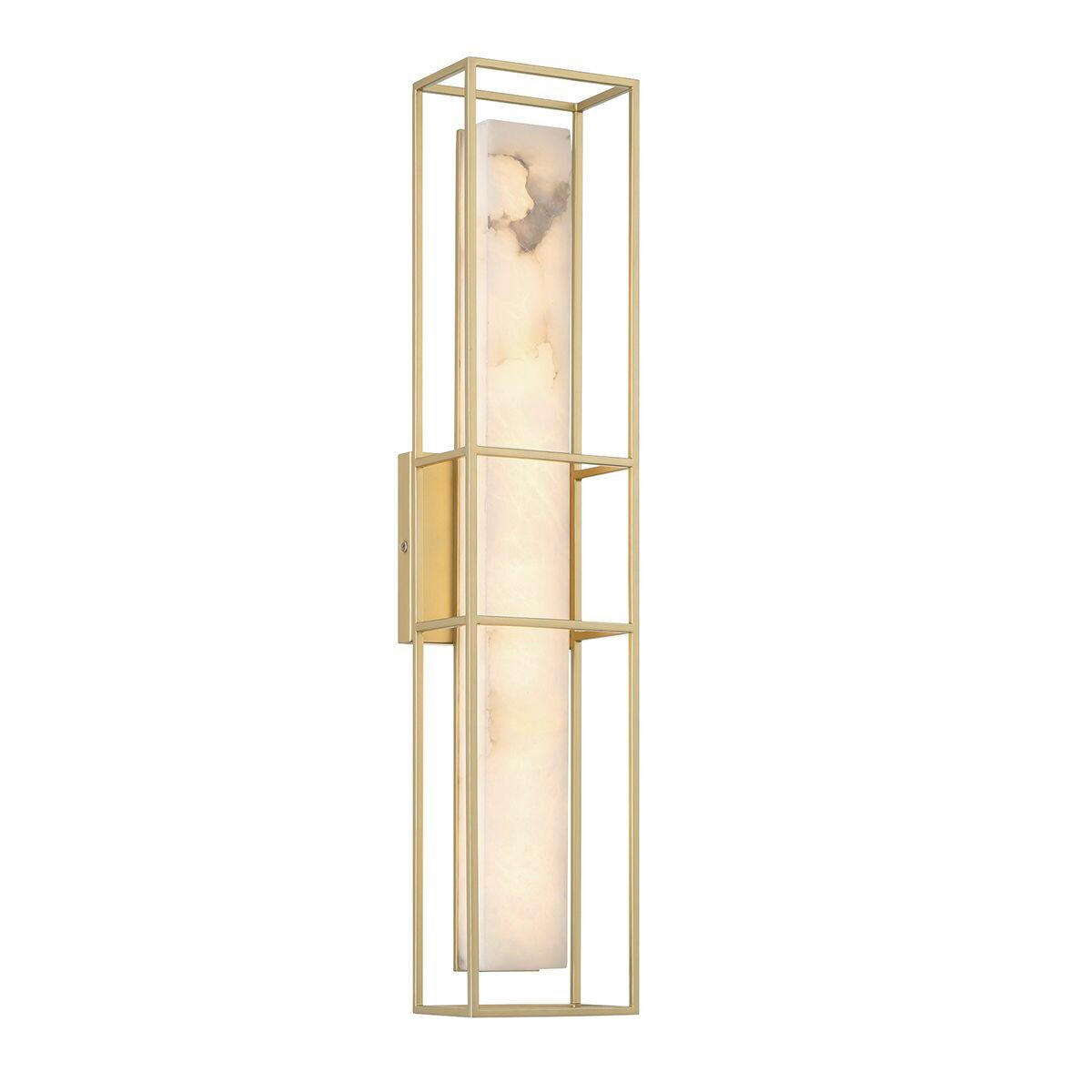 LED-WANDLEUCHTE - Goldfarben, Konventionell, Glas/Metall (61/12,7/11,5cm) - Elstead Lighting