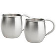 MOSCOW-MULE-BECHER  - Edelstahlfarben, Basics, Metall (8,5/9,5cm) - Novel