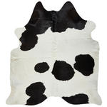 RINDERFELL 160/250 cm  - Multicolor/Schwarz, Basics, Leder/Fell (160/250cm) - Linea Natura