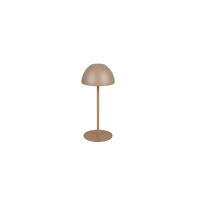 AKKU-TISCHLEUCHTE 9/20 cm   - Cappuccino, Trend, Kunststoff (9/20cm)
