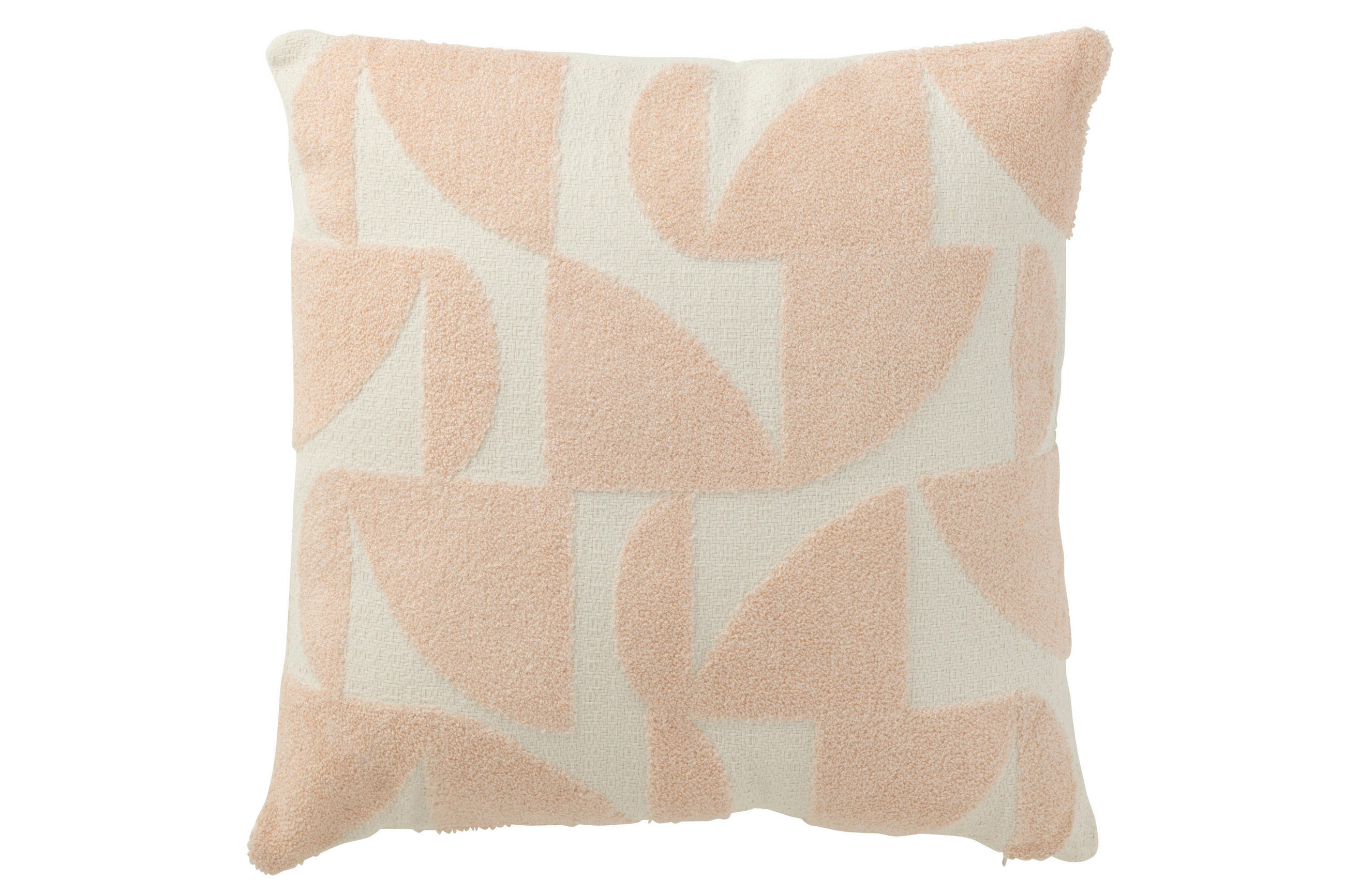 ZIERKISSEN  43/43 cm   - Weiss/Orange, Basics, Textil (43/43cm)