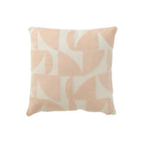 ZIERKISSEN  43/43 cm   - Weiss/Orange, Basics, Textil (43/43cm)