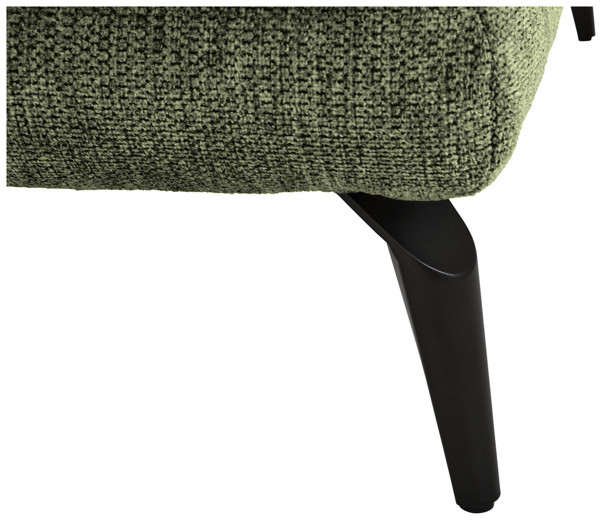 HÖRNSOFFA i flatväv mörkgrön  - svart/mörkgrön, Design, metall/textil (176/294cm) - MID.YOU