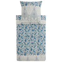 BETTWÄSCHESET Monnalisa Satin 160/210 cm  65 cm/100 cm  - Blau, Design, Textil (160/210cm) - Bassetti