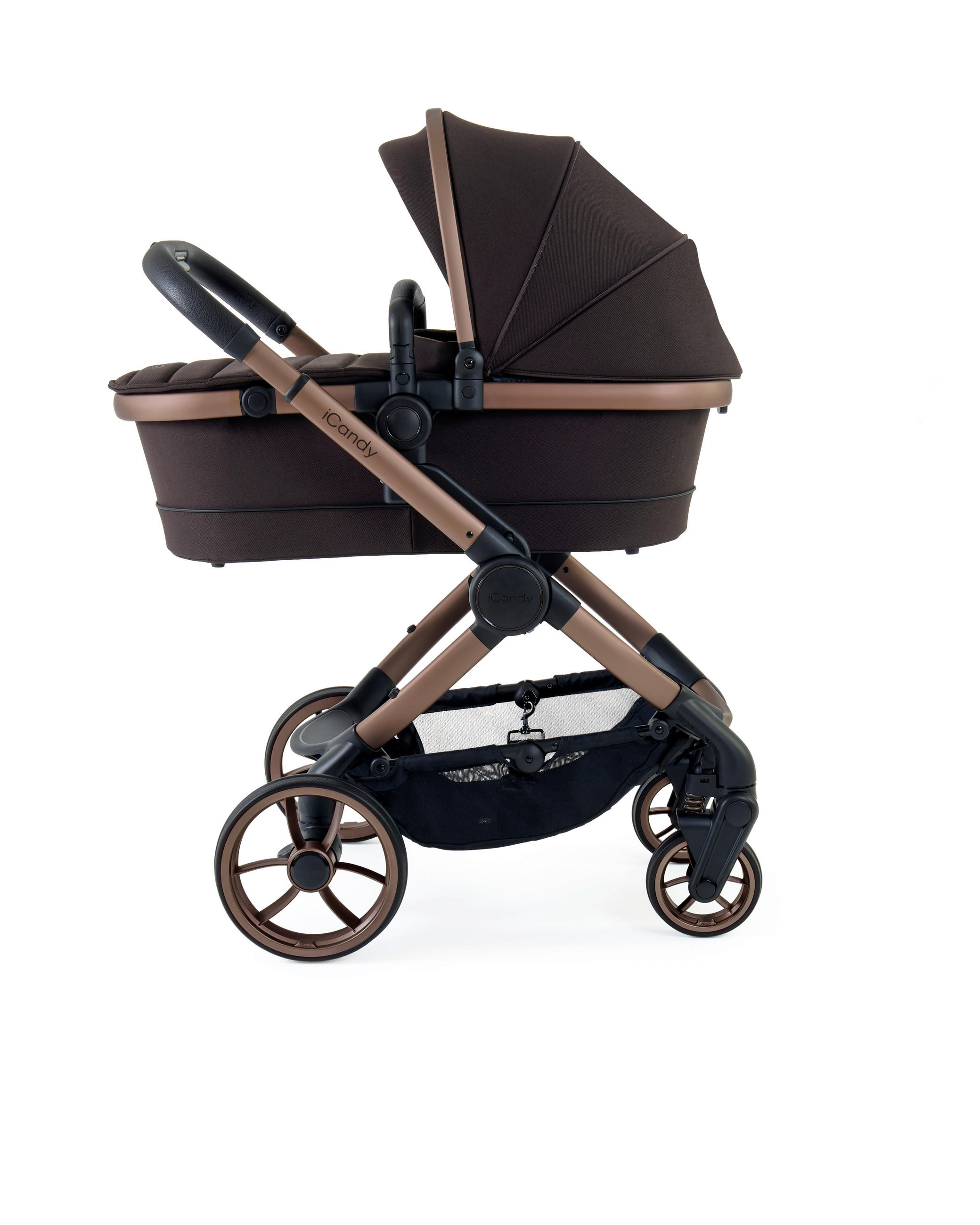 DEČJA KOLICA  Peach 7  - braon, Osnovno, metal (105cm) - ICANDY