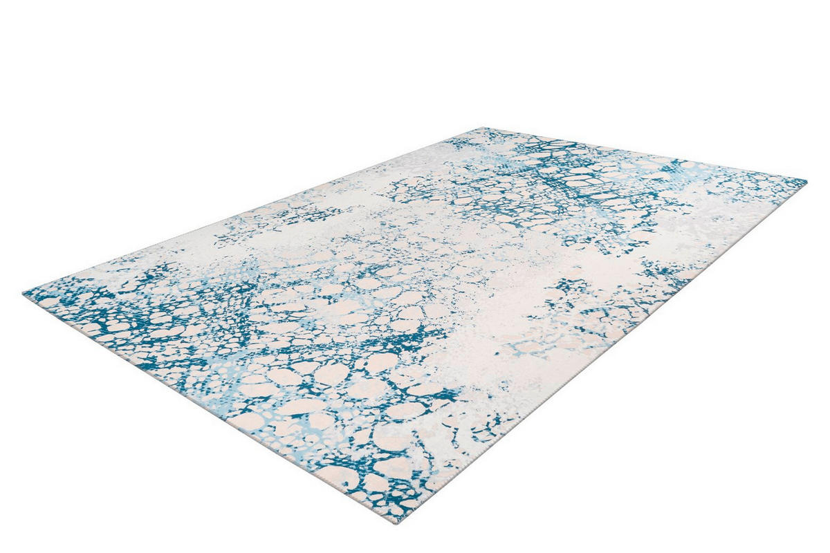 FLACHWEBETEPPICH 80/150 cm Galaxy 725 Creme / Blau Creme, Blau  - Blau/Creme, Basics, Textil (80/150cm) - Novel