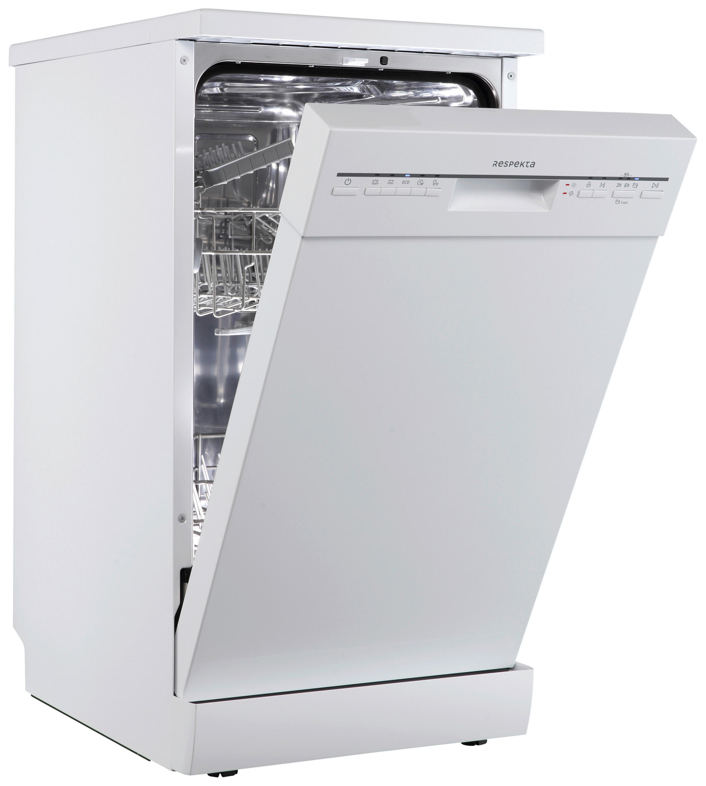 GESCHIRRSPÜLER GSPS45W-12  - Weiß, Basics, Kunststoff/Metall (44,8/84,5/60cm) - Respekta