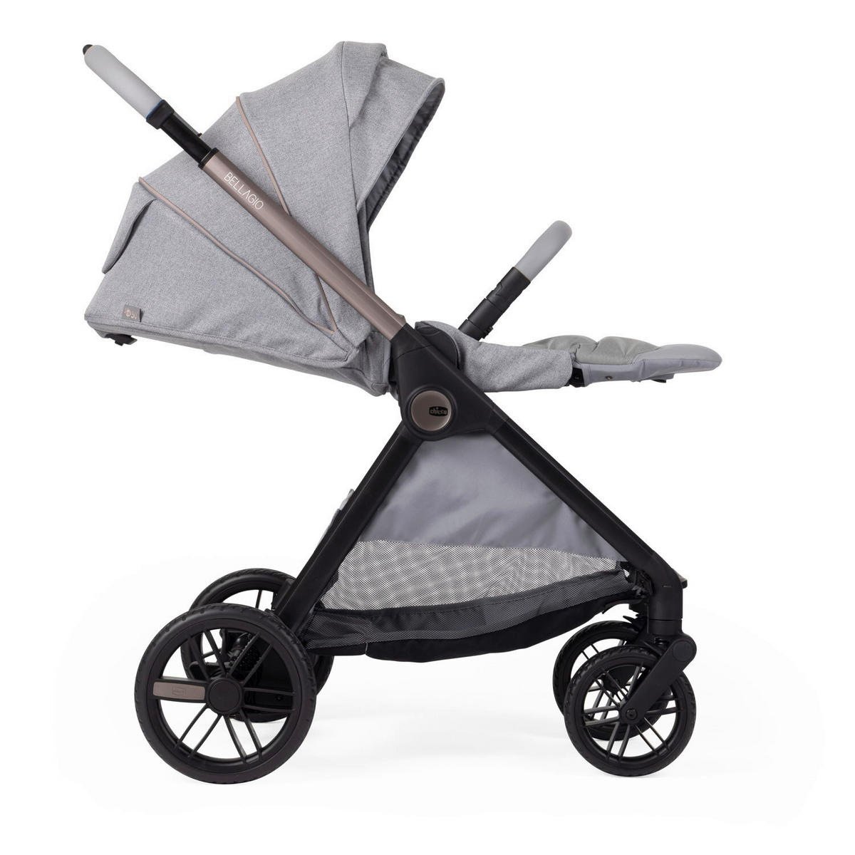 KINDERWAGEN  Bellagio  Lunar Rock  - Grau, Basics, Metall (55/82/97-106cm) - Chicco