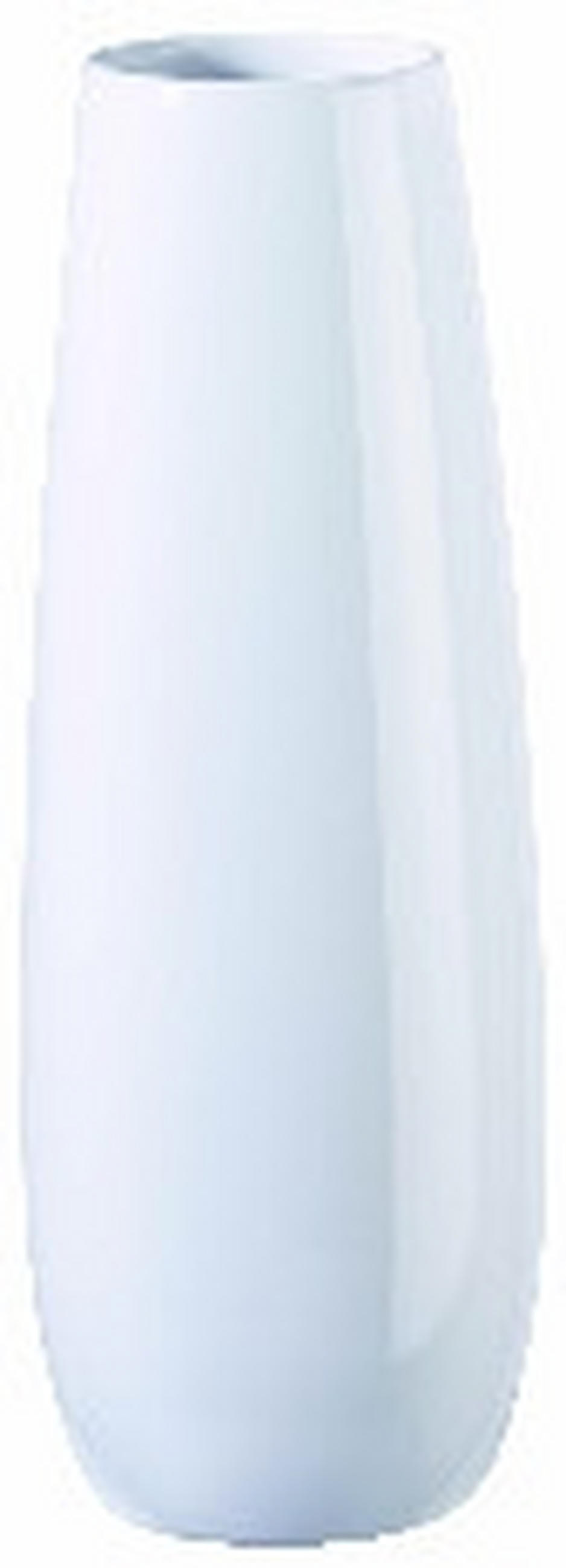 VÁZA, keramika, 25 cm - bílá, Basics, keramika - ASA