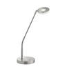 LED-TISCHLEUCHTE DENT 16/60 cm   - Chromfarben/Nickelfarben, Design, Glas/Metall (16/60cm) - Fischer & Honsel