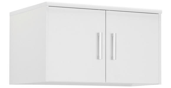 AUFSATZSCHRANK 72/43/54 cm   - Silberfarben/Weiß, KONVENTIONELL, Holzwerkstoff/Kunststoff (72/43/54cm) - Xora